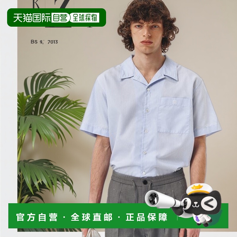 韩国直邮Dunst2023秋冬新品中性风经典男士T恤UDSH3B322B1高档