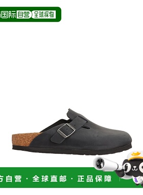 1h可退 香港直邮Birkenstock 勃肯 女士 BOSTON 黑色涂油凉鞋 L05