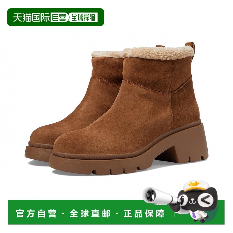 1h可退 美国直邮SteveMaddenHatcher栗色绒面革鞋子时尚百搭简约