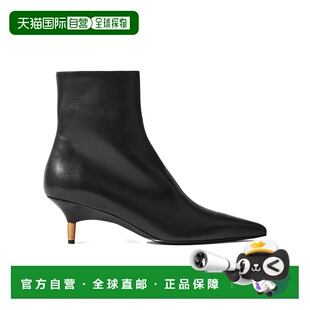 1h可退 香港直邮Khaite Bella 皮革踝靴 F1116992