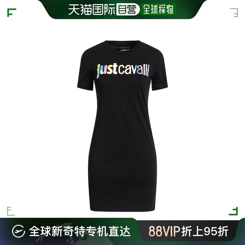 香港直邮潮奢 Just Cavalli 就是卡沃利 女士 短款连衣裙