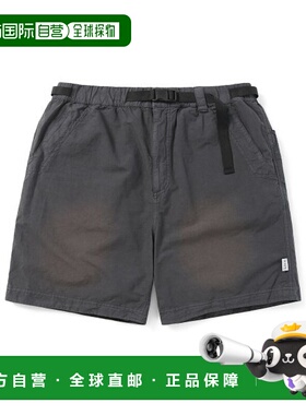 韩国直邮THISISNEVERTHAT 短裤Belted Dying Short Dark GreyTN23