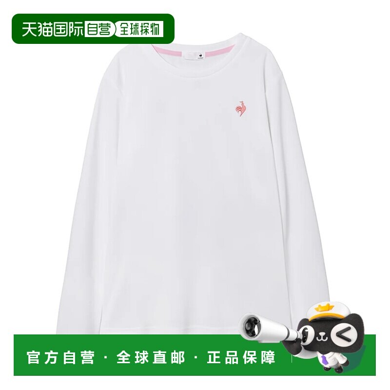 日本直邮le coq sportif 再生涤纶长袖T恤速干运动服跑步