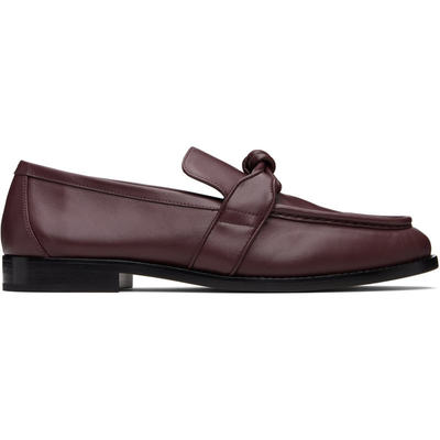 Bottega Veneta 葆蝶家 男士 酒红色 Astaire 乐福鞋 796445V5DZ0