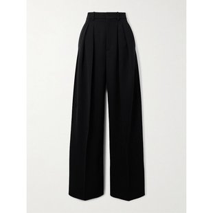 Saint 精裁羊毛裤 Laurent 女士 824389Y7E63 圣罗兰 潮奢