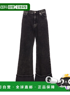 香港直邮PINKO 女士牛仔裤 105541A2RRPJ4 AW2025 黑色 Wanda Jea