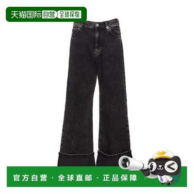 香港直邮PINKO 女士牛仔裤 105541A2RRPJ4 AW2025 黑色 Wanda Jea