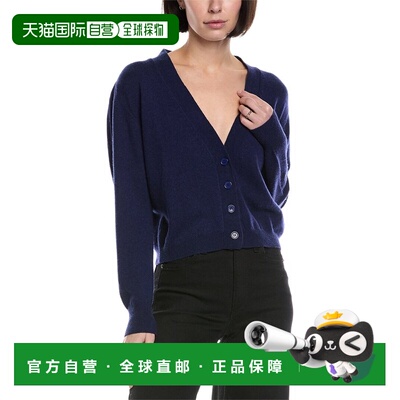 自营Brodie Cashmere Boxy Little Wool & Cashmere-Blend Cardig