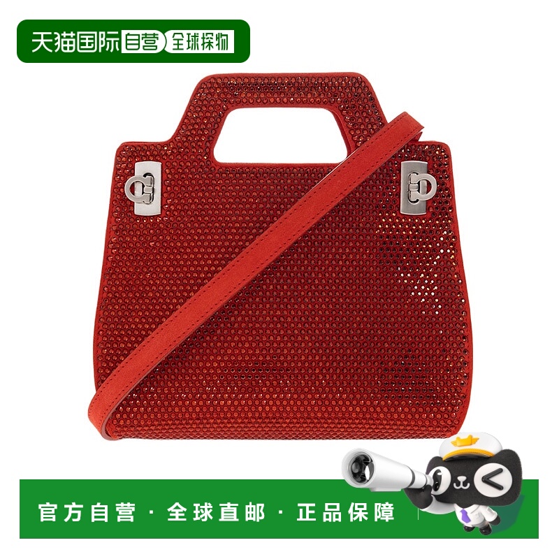 香港直邮Salvatore Ferragamo 徽标单肩包 213688