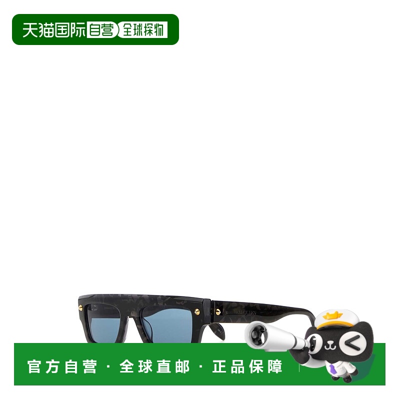 1h可退 香港直邮MCQUEEN 亚历山大 麦昆 女士 徽标太阳镜 760617J