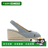 香港直邮潮奢 CastaÑer 女士 1h可退 帆布面凉鞋 DIANA6002ACQUA