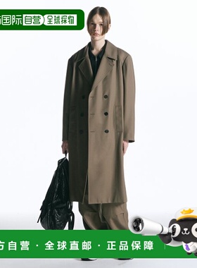 韩国直邮INSILENCE设计师款通用日常休闲宽松时尚大衣IM2C2TR02BR