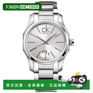 自营Calvin Klein Men's Biz Silver Dial Watch - silver 美国奥