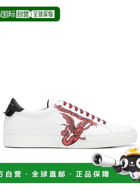 香港直邮GIVENCHY 男士运动鞋 BH0002H0BB960 SS2021 白色 印花徽