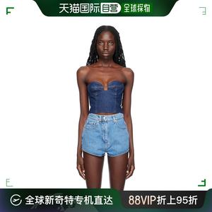 香港直邮潮奢 magda butrym女士海军蓝 Corset上装 104722