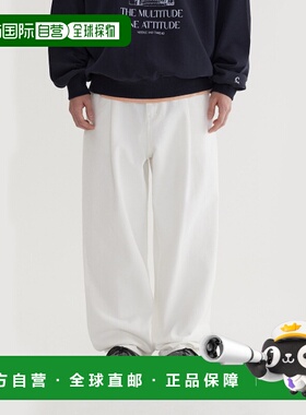 韩国直邮COVERNAT 男士牛仔裤CO2501PT07IV SEMI WIDE-FIT WASHIN