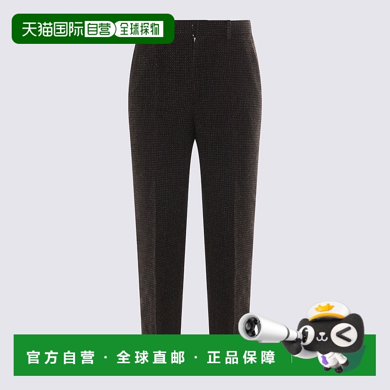 1h可退 香港直邮AURALEE 男士 裤子 A25AP04LSGRAYBROWNHAIRLINE