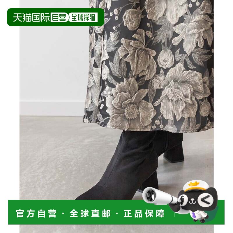 日本直邮RANDA 晴雨兼用方头粗跟靴 RA041BW015193 黑色
