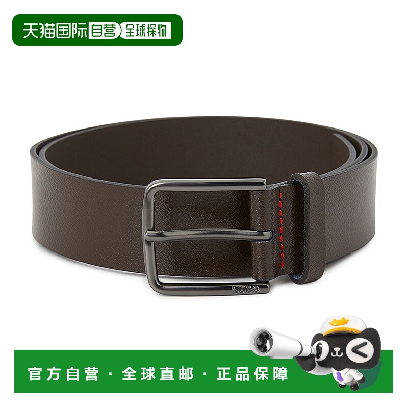 1h可退 韩国直邮boss 男士 腰带牛皮复古休闲商务皮带