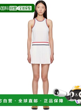 自营 潮奢 SPORTY & RICH 女士 白色 SRC Phoebe 连衣裙 DR004602