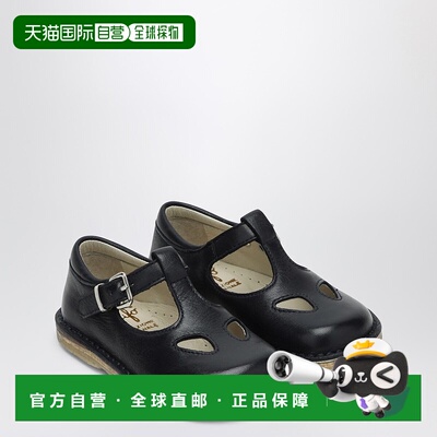 1h可退 香港直邮潮奢 il gufo 女童 蓝色孔眼皮质凉鞋童鞋童装 P2