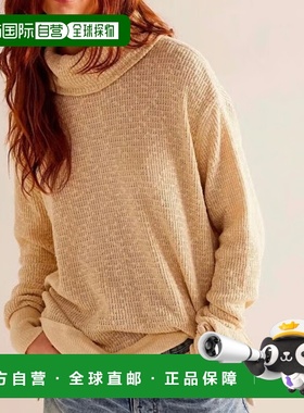 自营Free People Tommy Sweater Womens  Toasted Almond Turtle