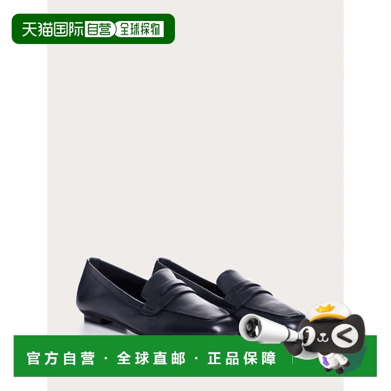韩国直邮REQINS 芭蕾舞鞋羊皮蝴蝶结一脚蹬复古平底鞋女潮TT-0757
