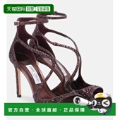 Choo 香港直邮潮奢 1h可退 Azia Jimmy 女士 亮片凉鞋 周仰杰