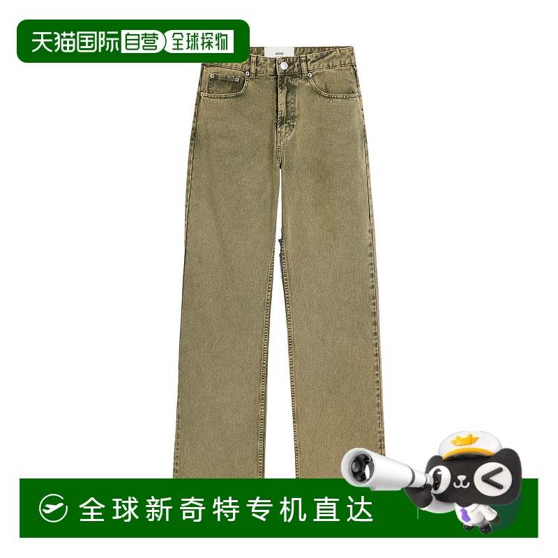 1h可退香港直邮Ami Paris女士牛仔裤 FTR450DE0064375 SS2025