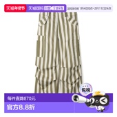 裤 1h可退 女装 宽松刺绣棉质阔腿女士工装 日本直邮GALERIE VIE