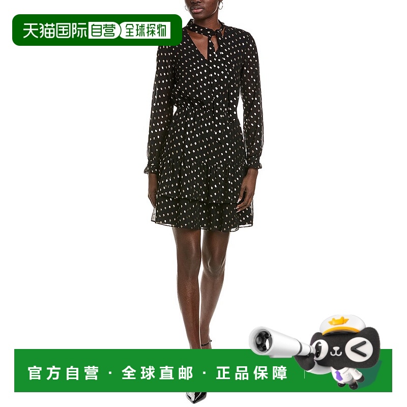 自营Nanette Nanette Lepore Midi Dress - black 美国奥莱直发