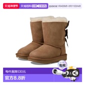 UGG Kids Bailey 1h可退 纽扣蝴蝶结雪地靴童鞋 透气