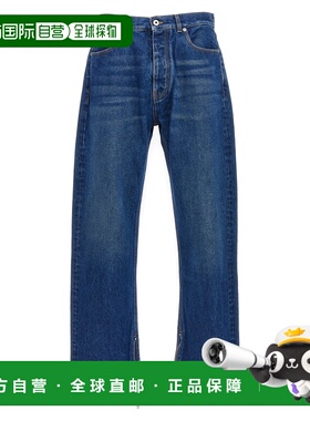 1h可退 香港直邮潮奢 off-white 男士 箭号嵌牛仔裤 OMYA177F23DE