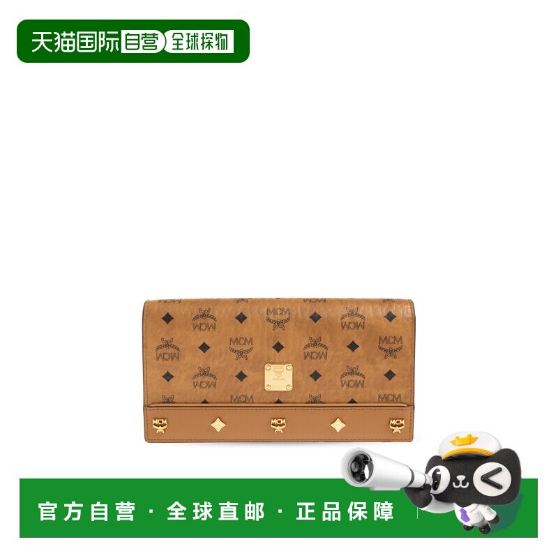 香港直邮MCM 女士卡包 MYLGATA010CO AW2026 棕色 Belt wallet
