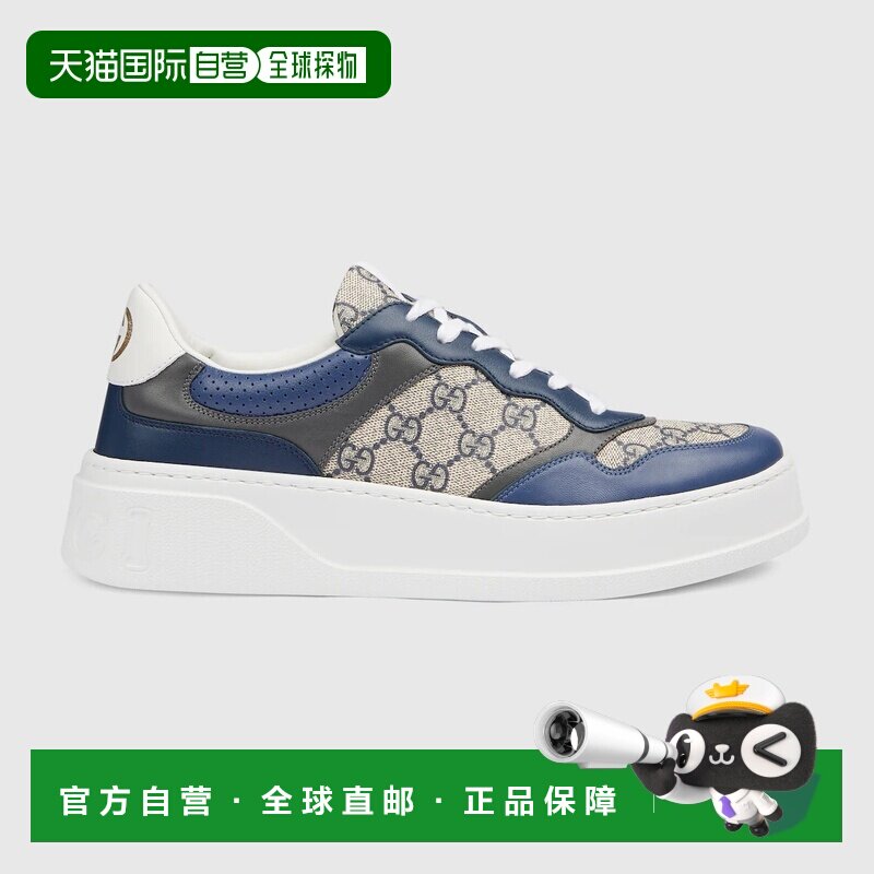 自营欧洲直邮Gucci/古驰 男士厚底运动鞋 饰有GG细节男鞋图片