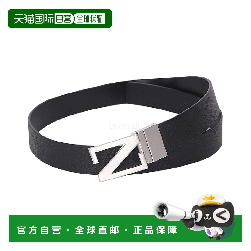 韩国直邮Ermenegildo Zegna 双面皮带 (LHBOV B027AZ NER) 腰带