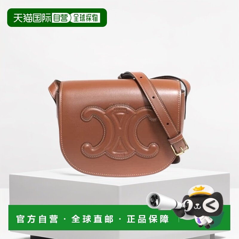 韩国直邮CELINE FOLCO CUIR TRIOMPHE 光滑小牛皮 (198263DU3 04L