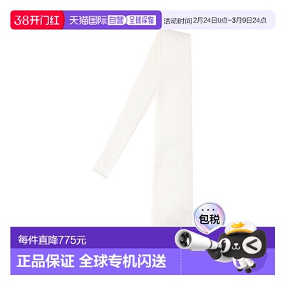 1h可退 香港直邮潮奢 Tom Ford 汤姆 福特 男士 白色领带 STE001S