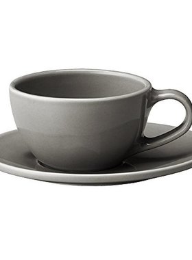 日本kinto餐饮具TOPO咖啡杯托盘套装200ml灰色23592