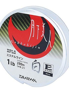 日本直邮DAIWA达亿瓦根钓酯基路亚线月下美人TYPE-E白色1lb. 200m