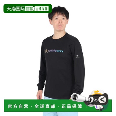 日本直邮PHITEN 长袖T恤 拉梅格拉德系列 黑色金色 3124JG62900 T