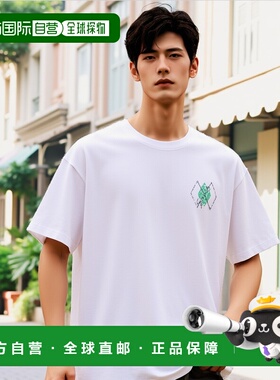 香港直邮GIVENCHY 男士T恤 BM71MG3YPJ100 SS2025 白色 短袖T恤