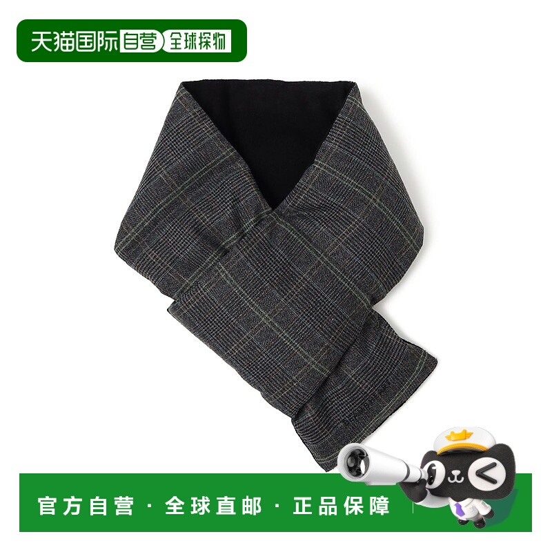 1h可退 日本直邮BEAMS HEART 男装 检查纹羽绒风格围巾 鲜亮配色