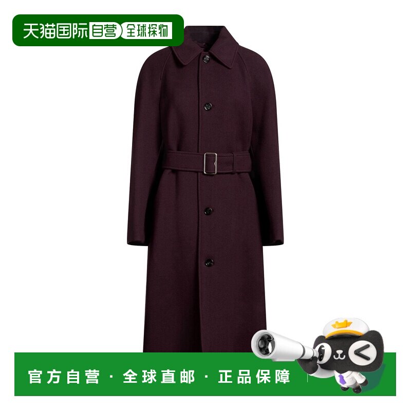 香港直邮Burberry 巴宝莉 女士 大衣 purple紫色 舒适时尚
