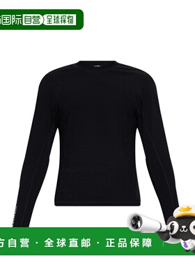 香港直邮BALMAIN 男士卫衣 BWM0216700001 AW2025 黑色 T-shirt w