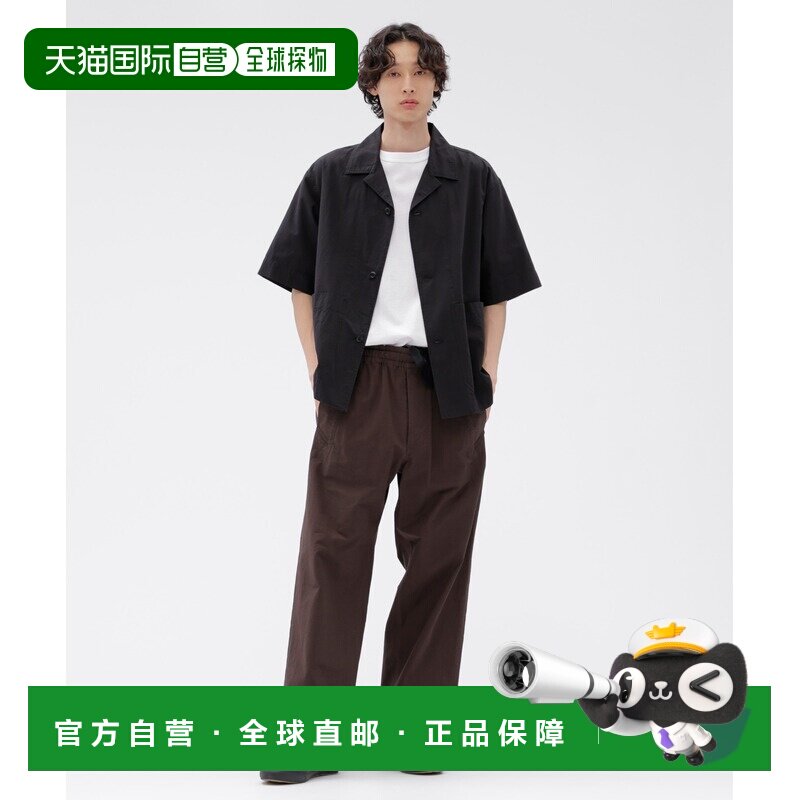 日本直邮MHL. 男士 轻量棉尼龙斜纹阔腿束脚裤休闲裤 5966140550图片