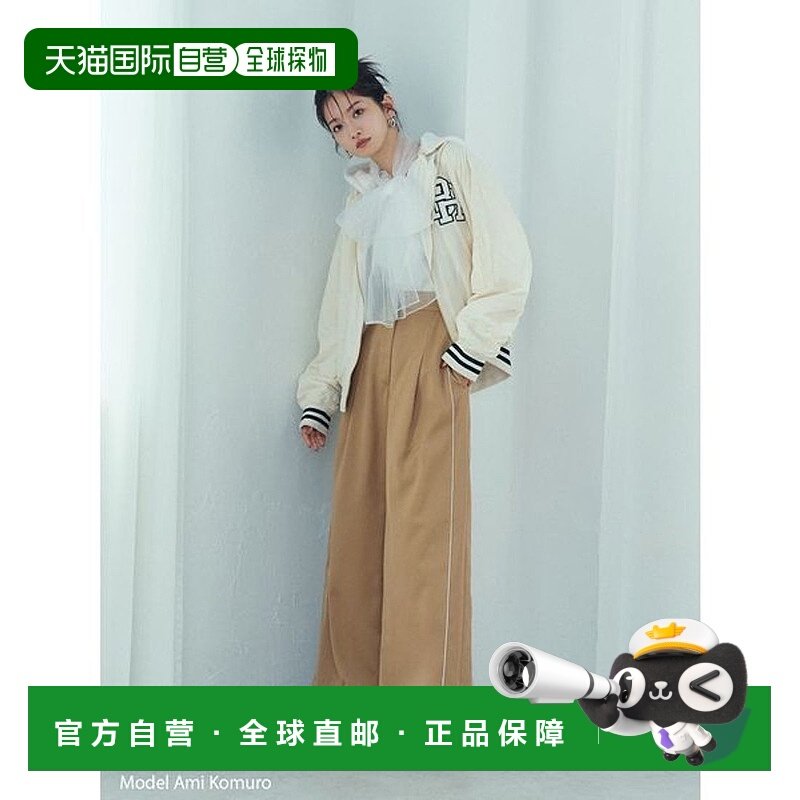 日本直邮SNIDEL 塔克线长裤 [SN1728EW045539]裤子阔腿裤