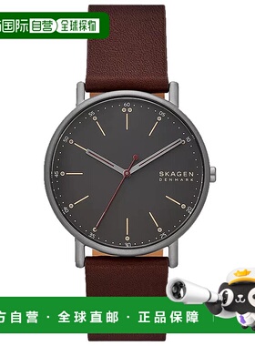 自营Skagen Men's Signatur Black Dial Watch - black 美国奥莱