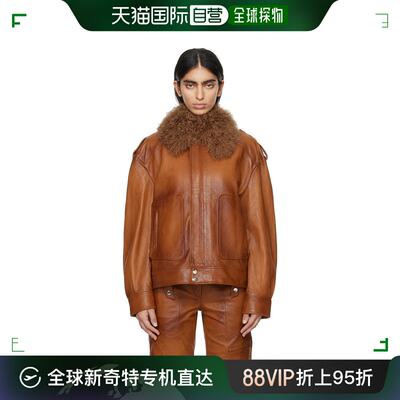 香港直邮潮奢 Blumarine 蓝色情人 女士 棕色 Detachable Collar