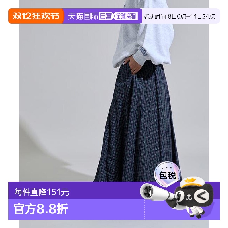 1h可退 日本直邮官方授权 FREAK'S STORE 格纹泡泡裙格子短裙裙子